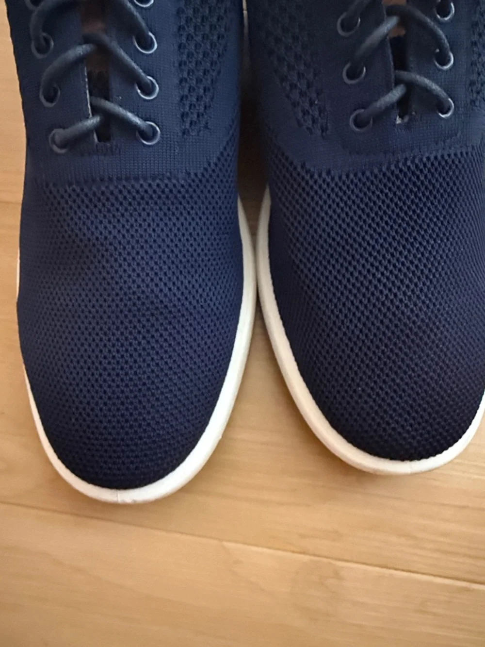 SOPHISTICATED NAVY OXFORD SHOE SPORTY SNEAKER OUTSOLE CASUAL LIGHTWEIGHT SIZE 11